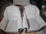 Grajewo ogłoszenia: Sprzedam komplet mebli sofa 2 osobowa (140/90) rozkładana ,2... - zdjęcie